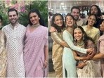 Radhika Merchant and Anant Ambani attend a friend's wedding. Radhika Merchant and Anant Ambani attend a friend's wedding.