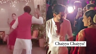 Ranbir-Alia and Sonakshi-Zaheer dancing to Chaiyya Chaiyya Ranbir-Alia and Sonakshi-Zaheer dancing to Chaiyya Chaiyya