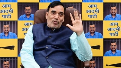 Delhi enviroment minister Gopal Rai said that despite an increase in the Delhi population over 30 years, the amount of water supplied still remains the same, reported PTI (Vipin Kumar/ Hindustan Times) Delhi enviroment minister Gopal Rai said that despite an increase in the Delhi population over 30 years, the amount of water supplied still remains the same, reported PTI (Vipin Kumar/ Hindustan Times)