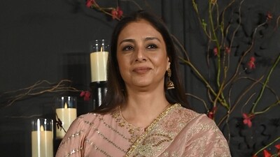 Bollywood actor Tabu poses for photographs during the wedding party of actors Sonakshi Sinha and Zaheer Iqbal, in Mumbai on June 23, 2024. Tabu was spotted arriving solo and bumping into actor Anil Kapoor at the bash. (AFP) Bollywood actor Tabu poses for photographs during the wedding party of actors Sonakshi Sinha and Zaheer Iqbal, in Mumbai on June 23, 2024. Tabu was spotted arriving solo and bumping into actor Anil Kapoor at the bash. (AFP)