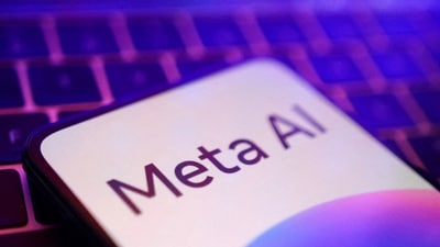 Meta AI logo is seen in this illustration. India is Meta's largest market with a combined subscriber base of over a billion across all of its apps. (Reuters)