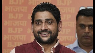 Sheetal Angural, fielded by the BJP, tendered his resignation on March 28, a day after joining the saffron party, necessitating the bypoll.