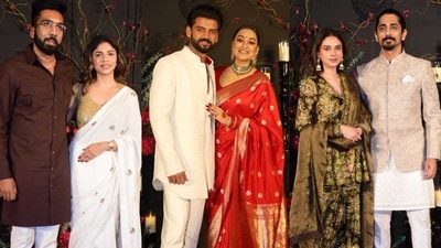 Sonakshi Sinha's Heeramandi co-stars join her and Zaheer Iqbal at their reception Sonakshi Sinha's Heeramandi co-stars join her and Zaheer Iqbal at their reception