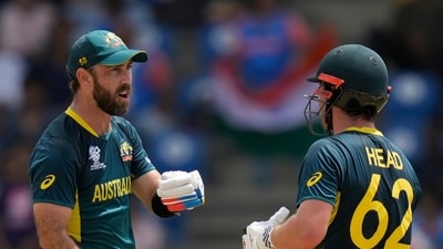 Marsh fell to Kuldeep Yadav in the ninth over thanks to a sensational catch from Axar Patel after which Glenn Maxwell continued to put pressure on the Indians for a while. (AP) Marsh fell to Kuldeep Yadav in the ninth over thanks to a sensational catch from Axar Patel after which Glenn Maxwell continued to put pressure on the Indians for a while. (AP)
