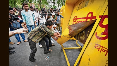 The rules have been notified in the backdrop of a controversy around skewed results and allegations of paper leaks that has reached the Supreme Court. (Hindustan Times) The rules have been notified in the backdrop of a controversy around skewed results and allegations of paper leaks that has reached the Supreme Court. (Hindustan Times)