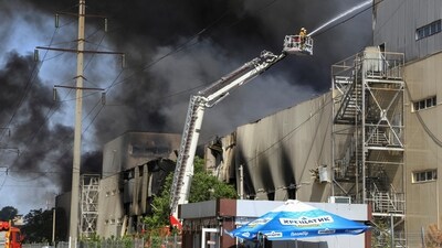 The Ukrainian military said Monday that it had registered 715 cases of the use of ammunition containing "hazardous chemical compounds" by Russian forces in May. REUTERS/Serhii Smolientsev