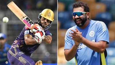 Nitish Rana (L) reveals what happened when he tried to talk captaincy with Rohit Sharma. (AFP-ANI)
