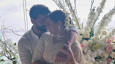 Huma Qureshi shared a new photo from Sonakshi Sinha and Zaheer Iqbal's wedding on Monday. Huma Qureshi shared a new photo from Sonakshi Sinha and Zaheer Iqbal's wedding on Monday.