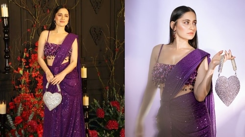 Sanjeeda Shaikh all decked up for Sonakshi Sinha's reception Sanjeeda Shaikh all decked up for Sonakshi Sinha's reception