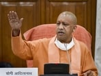 Showering praises on PM Modi, Yogi said that this moment had come for the first time after 62 years, when a politician of the country had brought about a comprehensive change in the lives of people on the strength of his work. (HT FILE)