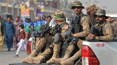 Pakistan's army soldiers. (AFP) Pakistan's army soldiers. (AFP)