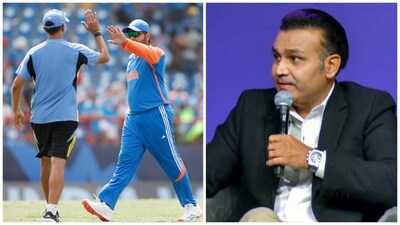 Sehwag was all praise for Rohit after the Dravid-coached outclassed Australia (ANI) Sehwag was all praise for Rohit after the Dravid-coached outclassed Australia (ANI)