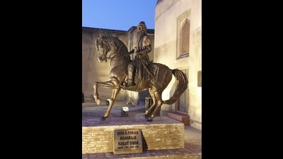 Pakistan’s Punjab government said on Tuesday that it will install the restored statue of the first ruler of the Sikh Empire Maharaja Ranjit Singh, at Kartarpur Sahib on Wednesday so that visiting Sikhs from India would get to view it too.