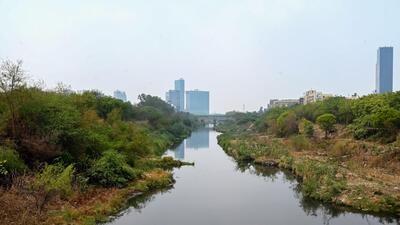 The 5.96km six-lane Chilla Elevated Road will connect Delhi’s Chilla Regulator place (above) near Mayur Vihar to the Mahamaya Flyover on the Noida Expressway The 5.96km six-lane Chilla Elevated Road will connect Delhi’s Chilla Regulator place (above) near Mayur Vihar to the Mahamaya Flyover on the Noida Expressway