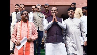 The ruling National Democratic Alliance (NDA) picked 17th Lok Sabha Speaker Om Birla who will likely become only the fourth man to get a second term helming the Lower House. (ANI)