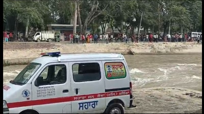 Two people drowned in the Bathinda branch of the Sirhind canal on Tuesday afternoon. (Sanjeev Kumar/HT)