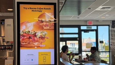 A self-service ordering kiosk is displayed at a McDonald's restaurant on May 08, 2024 in San Francisco, California. One month after California raised the minimum wage for fast food workers to $20 per hour, menu prices at some chain fas food restaurants have surged as much as 8 percent. Justin Sullivan/Getty Images/AFP (Photo by JUSTIN SULLIVAN / GETTY IMAGES NORTH AMERICA / Getty Images via AFP) (Getty Images via AFP) A self-service ordering kiosk is displayed at a McDonald's restaurant on May 08, 2024 in San Francisco, California. One month after California raised the minimum wage for fast food workers to $20 per hour, menu prices at some chain fas food restaurants have surged as much as 8 percent. Justin Sullivan/Getty Images/AFP (Photo by JUSTIN SULLIVAN / GETTY IMAGES NORTH AMERICA / Getty Images via AFP) (Getty Images via AFP)