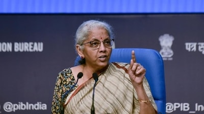 Budget 2024: Union finance minister Nirmala Sitharaman addresses a press conference after the 53rd GST Council Meeting, at the National Media Center in New Delhi. Budget 2024: Union finance minister Nirmala Sitharaman addresses a press conference after the 53rd GST Council Meeting, at the National Media Center in New Delhi.