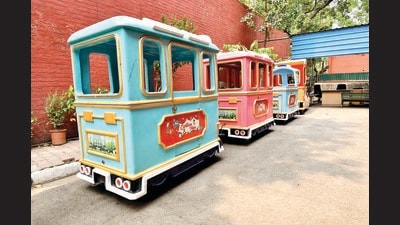With this, police have so far arrested three people, including the toy train’s driver, for negligence that led to Shahbaz’s death. (HT Photos)