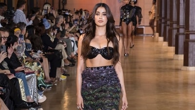 Janhvi Kapoor makes her debut at Paris Fashion Week for Rahul Mishra's couture show. (Instagram) Janhvi Kapoor makes her debut at Paris Fashion Week for Rahul Mishra's couture show. (Instagram)