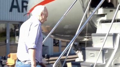 Why is Julian Assange flying to the remote Pacific island of Saipan? (AFP ) Why is Julian Assange flying to the remote Pacific island of Saipan? (AFP )