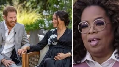 Prince Harry and Meghan Markle are on outs with American talk show host, Oprah Winfrey. Prince Harry and Meghan Markle are on outs with American talk show host, Oprah Winfrey.