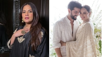 Richa Chadha penned a heartfelt note dedicated to Sonakshi Sinha and Zaheer Iqbal. Richa Chadha penned a heartfelt note dedicated to Sonakshi Sinha and Zaheer Iqbal.