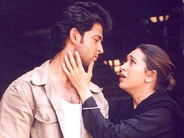Karisma Kapoor played Hrithik Roshan's elder sister in Khalid Mohammed's Fiza.