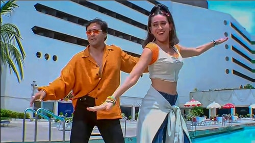 Karisma Kapoor starred opposite Govinda in a comic role in Haseena Maan Jayegi.