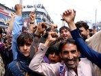Afghan cricket fans celebrate their team's victory during the men's T20 World Cup cricket match between Afghanistan and Bangladesh, in the city of Khost province eastern of Afghanistan, Tuesday, June. 25, 2024. (AP Photo/Saifullah Zahir) Afghan cricket fans celebrate their team's victory during the men's T20 World Cup cricket match between Afghanistan and Bangladesh, in the city of Khost province eastern of Afghanistan, Tuesday, June. 25, 2024. (AP Photo/Saifullah Zahir)