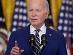 FILE - President Joe Biden speaks in the East Room at the White House in Washington, June 4, 2024. (AP Photo/Manuel Balce Ceneta)