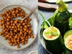 From roasted chickpeas to cucumber boats, healthy monsoon snack ideas