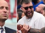 Travis Kelce opens up about meeting Prince William at Eras Tour (Photo by Adrian DENNIS / AFP, AP Photo/Julio Cortez)