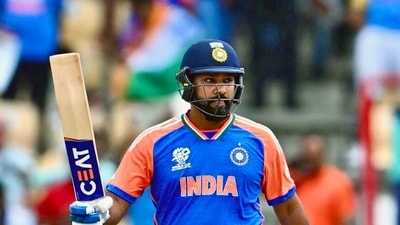 Rohit Sharma scored his fifty in just 19 balls against Australia. (BCCI- X) Rohit Sharma scored his fifty in just 19 balls against Australia. (BCCI- X)
