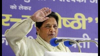 Addressing party leaders at a national level meeting at the party’s state unit office in Lucknow recently, BSP chief Mayawati announced that her party will contest the assembly bypolls in Uttar Pradesh. (File Photo) Addressing party leaders at a national level meeting at the party’s state unit office in Lucknow recently, BSP chief Mayawati announced that her party will contest the assembly bypolls in Uttar Pradesh. (File Photo)