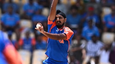 Arshdeep Singh picked up 3/37 against Australia. (AFP)