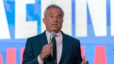 Independent presidential candidate Robert F. Kennedy Jr. speaks during the Libertarian National Convention at the Washington Hilton in Washington, May 24, 2024. (AP Photo/Jose Luis Magana, File) (AP) Independent presidential candidate Robert F. Kennedy Jr. speaks during the Libertarian National Convention at the Washington Hilton in Washington, May 24, 2024. (AP Photo/Jose Luis Magana, File) (AP)