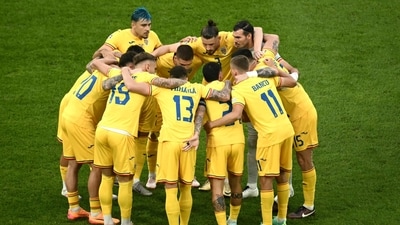 Romania's players huddle prior to the UEFA Euro 2024 Group E match (AFP) Romania's players huddle prior to the UEFA Euro 2024 Group E match (AFP)