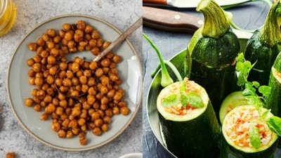 From roasted chickpeas to cucumber boats, healthy monsoon snack ideas From roasted chickpeas to cucumber boats, healthy monsoon snack ideas