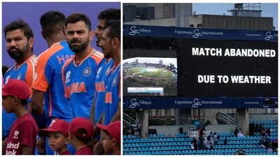 Rain can play spoilsport in the World Cup semi-final encounter between India and England (AP) Rain can play spoilsport in the World Cup semi-final encounter between India and England (AP)