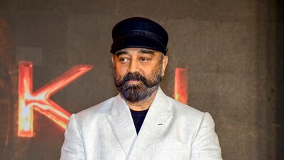Mumbai: Actor Kamal Haasan during the promotion of his upcoming film 'Kalki 2898 AD', in Mumbai, Thursday, June 20, 2024. (PTI) Mumbai: Actor Kamal Haasan during the promotion of his upcoming film 'Kalki 2898 AD', in Mumbai, Thursday, June 20, 2024. (PTI)
