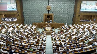 Proceedings of the House underway during the first session of the 18th Lok Sabha in New Delhi on Wednesday. (PTI Photo) Proceedings of the House underway during the first session of the 18th Lok Sabha in New Delhi on Wednesday. (PTI Photo)