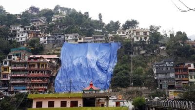 Rain triggered landslides had left nearly 3,000 houses fully or partially damaged in Mandi district last year. (Birbal Sharma/HT) Rain triggered landslides had left nearly 3,000 houses fully or partially damaged in Mandi district last year. (Birbal Sharma/HT)