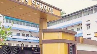The Oasis school where CBI conducted an inspection in connection with the alleged NEET paper leak. (PTI) The Oasis school where CBI conducted an inspection in connection with the alleged NEET paper leak. (PTI)
