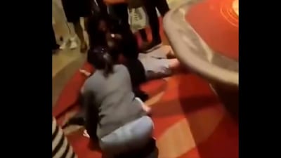 The man collapsed on the floor. The man collapsed on the floor.