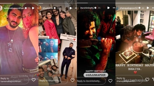 Celebs wished Arjun on their Instagram Stories. Celebs wished Arjun on their Instagram Stories.