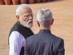 PM Narendra Modi with S Jaishankar. PM Narendra Modi with S Jaishankar.