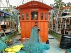 The 10 Indian fishermen, arrested for allegedly engaged in illegal fishing in Sri Lankan waters will be charged with the death of a Navy sailor (PTI) The 10 Indian fishermen, arrested for allegedly engaged in illegal fishing in Sri Lankan waters will be charged with the death of a Navy sailor (PTI)