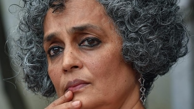 Writer Arundhati Roy at a press conference in New Delhi. (PTI) Writer Arundhati Roy at a press conference in New Delhi. (PTI)