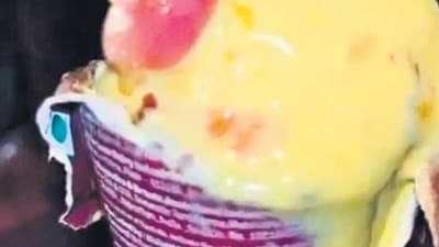 A 26-year-old doctor from Malad West alleged that he found a severed human finger in his ice cream A 26-year-old doctor from Malad West alleged that he found a severed human finger in his ice cream